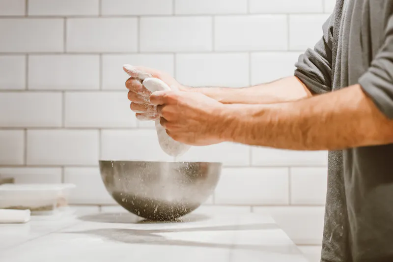 Pepperoni pizza hot from the oven