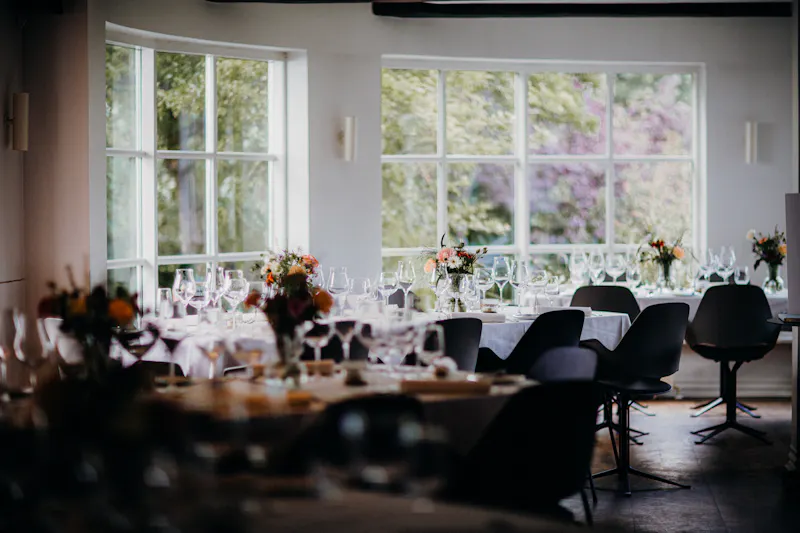 Private dining room setup